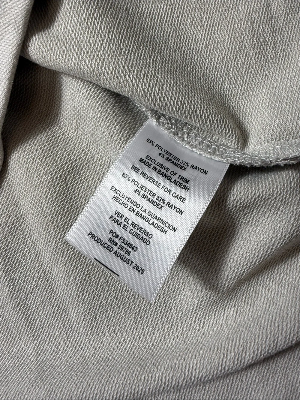 Sperry Light Gray Men's Hooded Performance Long-Sleeve Shirt